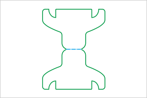 ティーフック 展開図